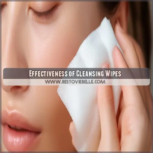 Effectiveness of Cleansing Wipes