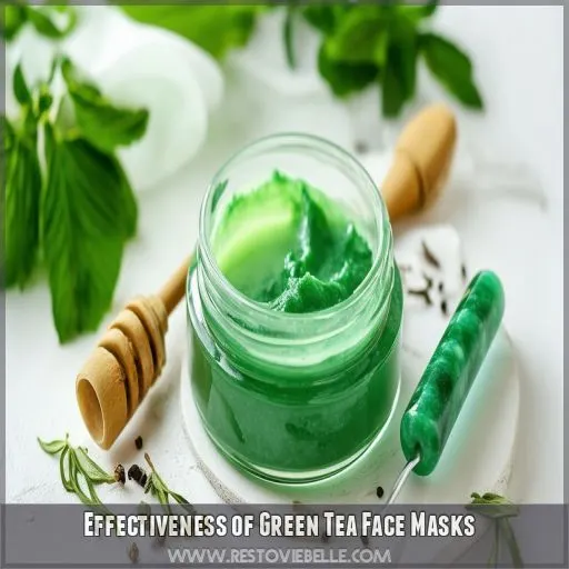 Effectiveness of Green Tea Face Masks