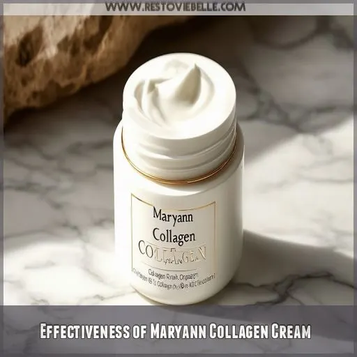 Effectiveness of Maryann Collagen Cream