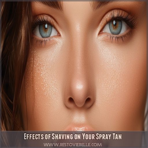 Effects of Shaving on Your Spray Tan