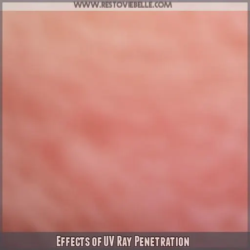 Effects of UV Ray Penetration