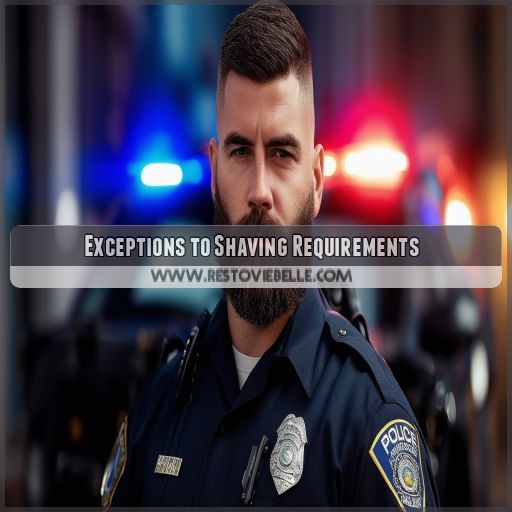 Exceptions to Shaving Requirements