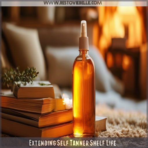 Extending Self Tanner Shelf Life