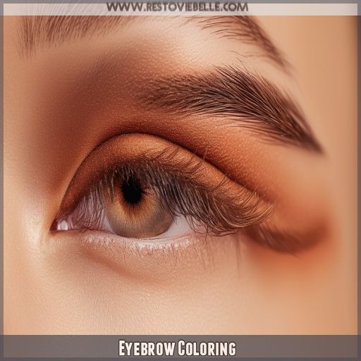 Eyebrow Coloring