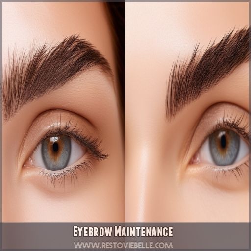 Eyebrow Maintenance