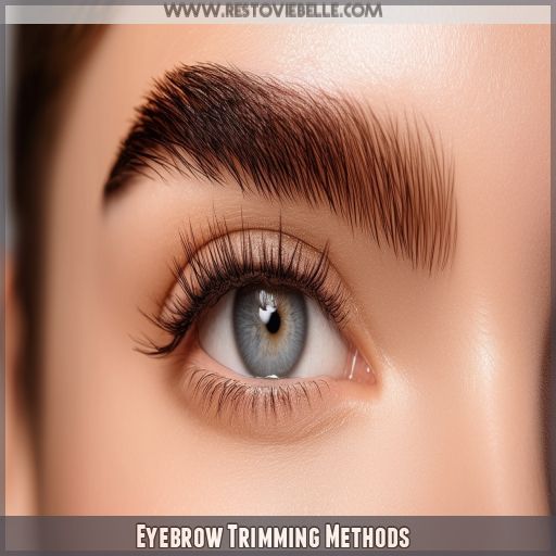 Eyebrow Trimming Methods