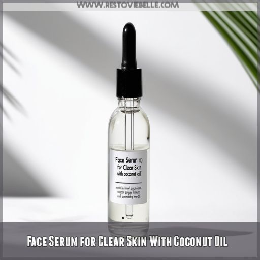 Face Serum for Clear Skin With Coconut Oil