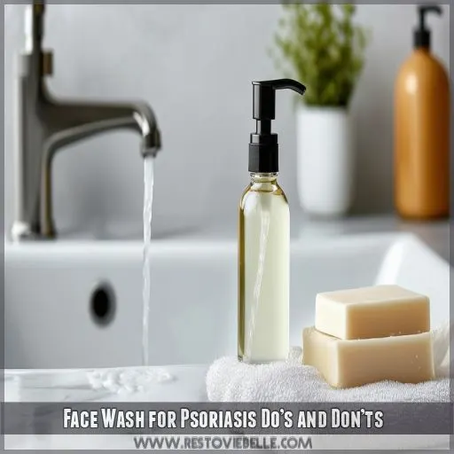 Face Wash for Psoriasis Do’s and Don’ts