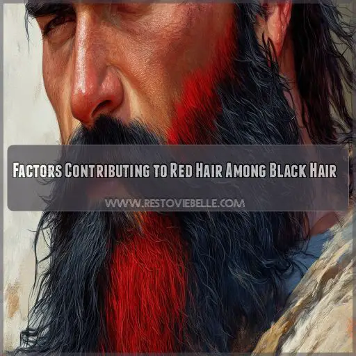 Factors Contributing to Red Hair Among Black Hair