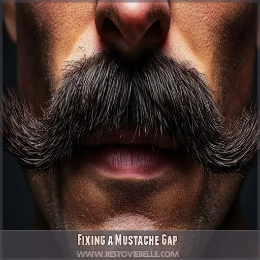 Fixing a Mustache Gap