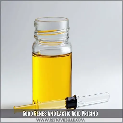 Good Genes and Lactic Acid Pricing