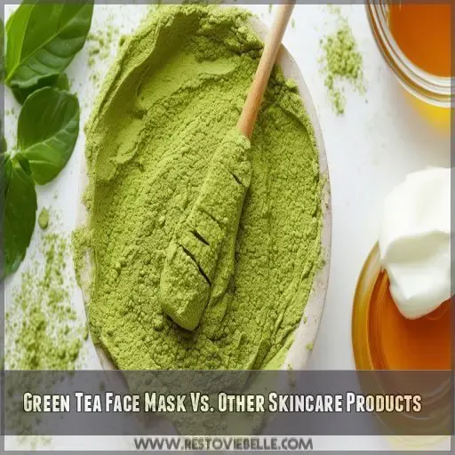 Green Tea Face Mask Vs. Other Skincare Products