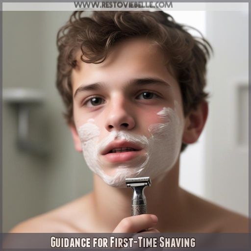 Guidance for First-Time Shaving