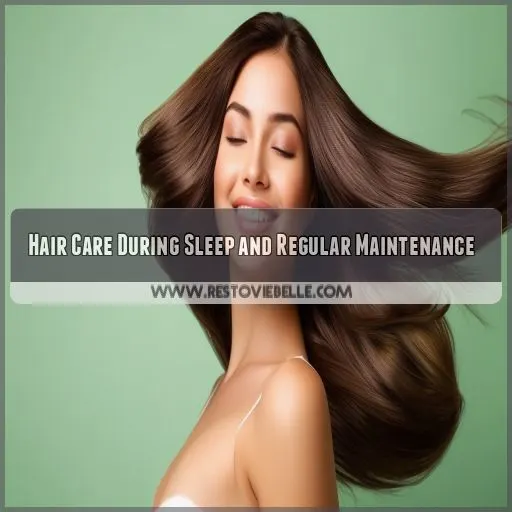 Hair Care During Sleep and Regular Maintenance