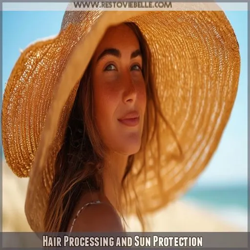 Hair Processing and Sun Protection