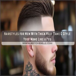 hairstyles for men with thick hair