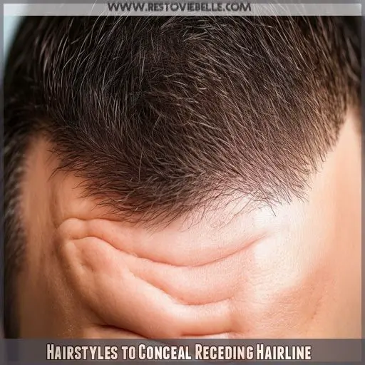 Hairstyles to Conceal Receding Hairline