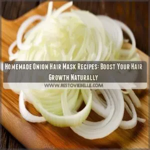 homemade onion hair mask recipes