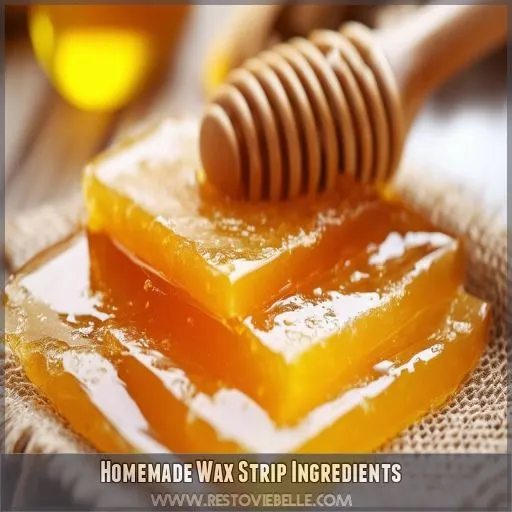 Homemade Wax Strip Ingredients