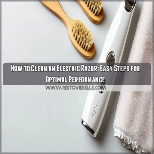 how to clean an electric razor
