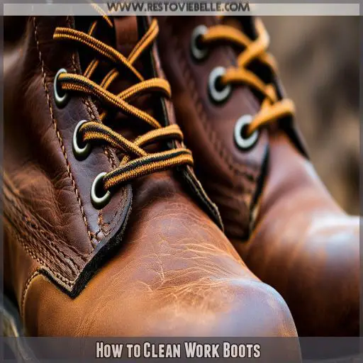 How to Clean Work Boots