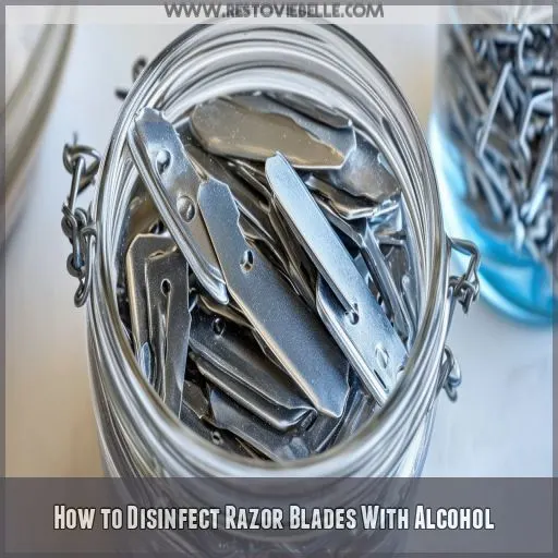 How to Disinfect Razor Blades With Alcohol