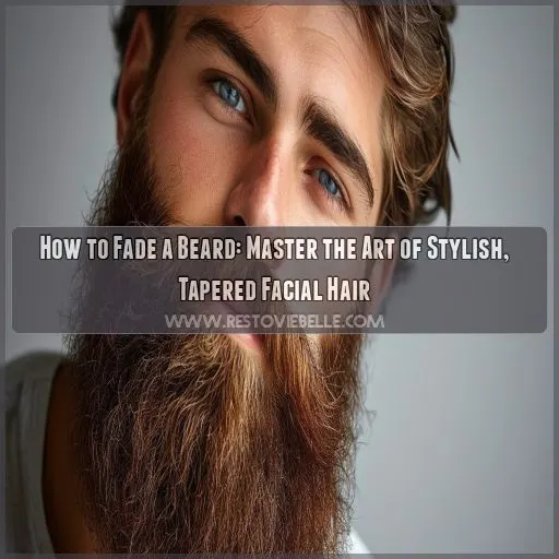how to fade a beard