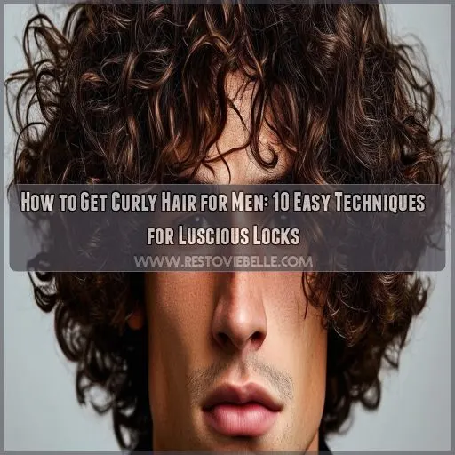 how to get curly hair for men