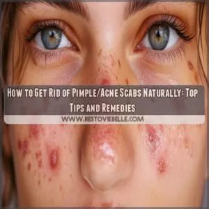 how to get rid of pimple/acne scabs naturally