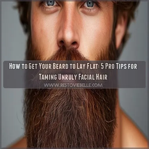 how to get your beard to lay flat