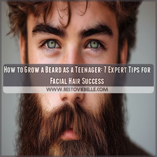 how to grow a beard as a teenager