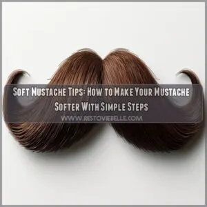 how to make your mustache softer