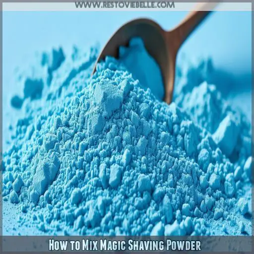 How to Mix Magic Shaving Powder