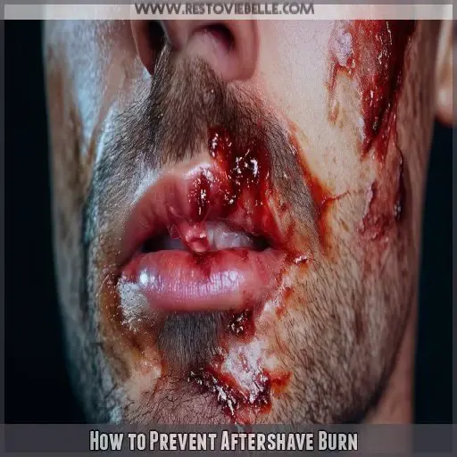 How to Prevent Aftershave Burn