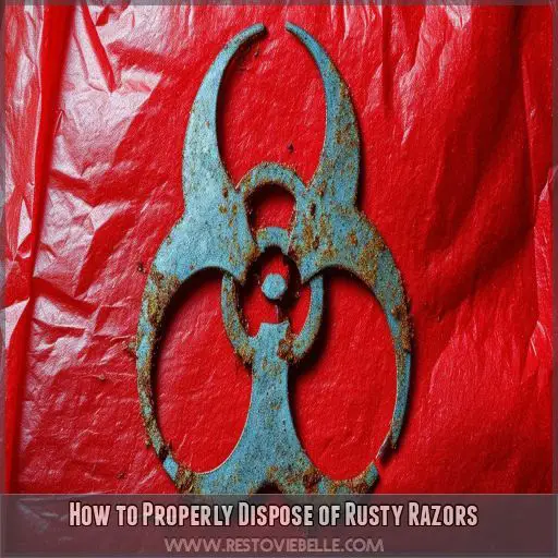 How to Properly Dispose of Rusty Razors