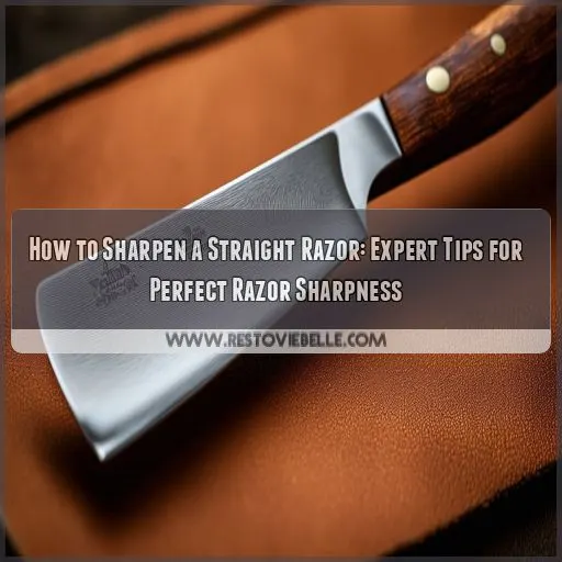 how to sharpen a straight razor