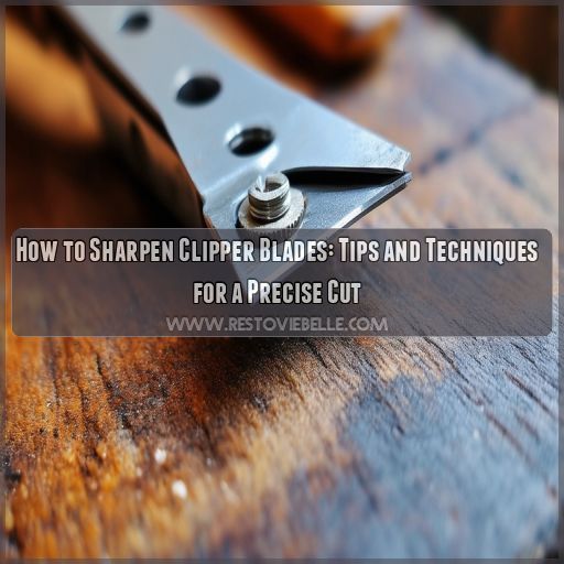 how to sharpen clipper blades