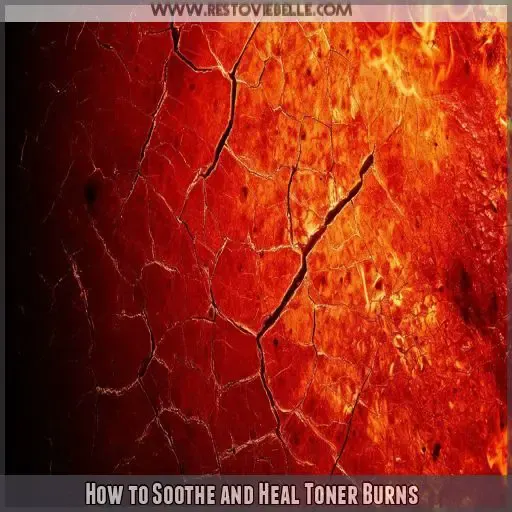 How to Soothe and Heal Toner Burns