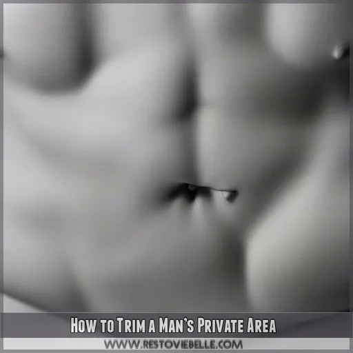 How to Trim a Man’s Private Area