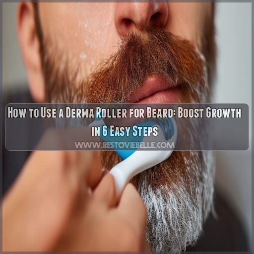 how to use a derma roller for beard