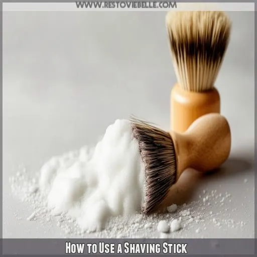 How to Use a Shaving Stick