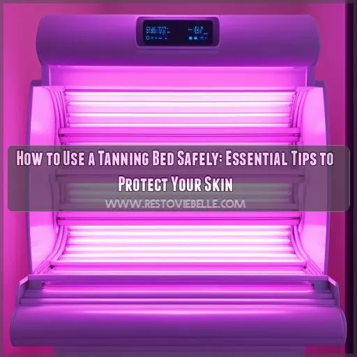 how to use a tanning bed safely