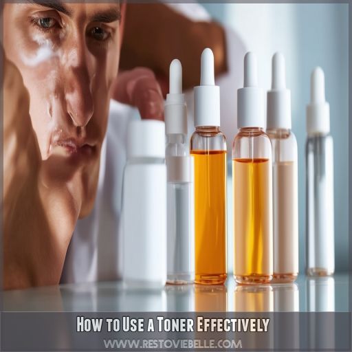 How to Use a Toner Effectively