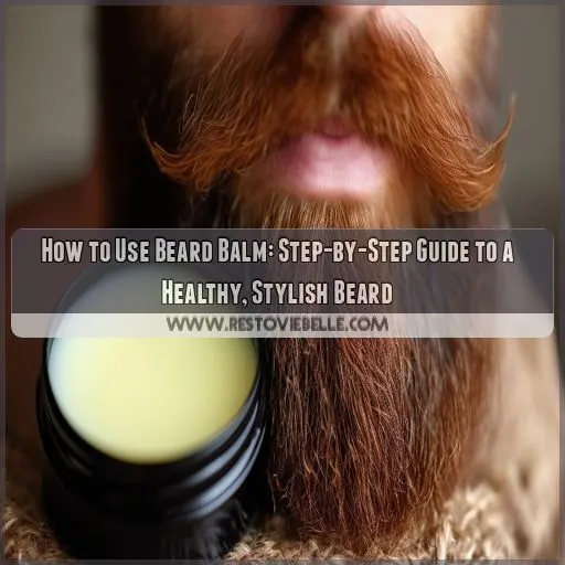 how to use beard balm