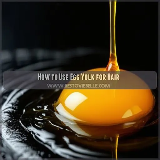 How to Use Egg Yolk for Hair