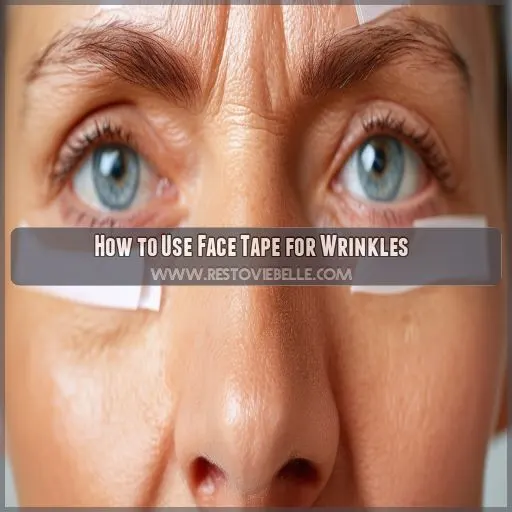 How to Use Face Tape for Wrinkles