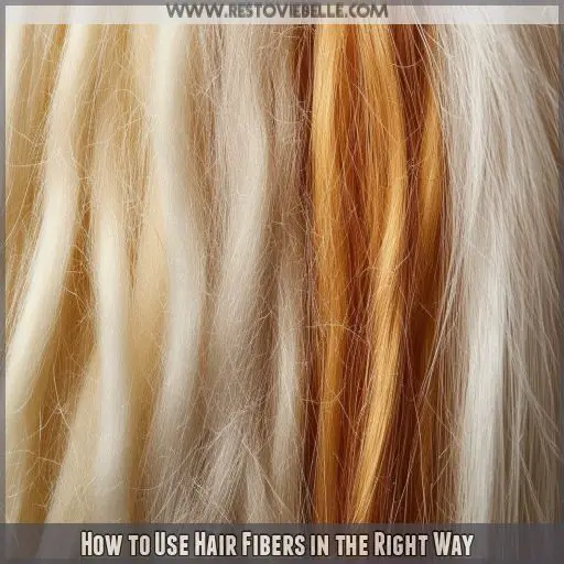How to Use Hair Fibers in the Right Way