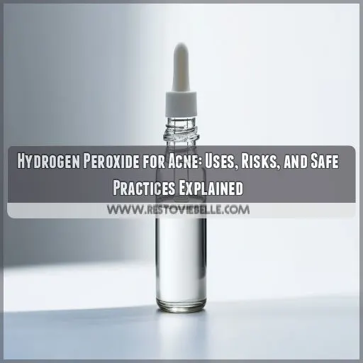 how to use hydrogen peroxide for acne