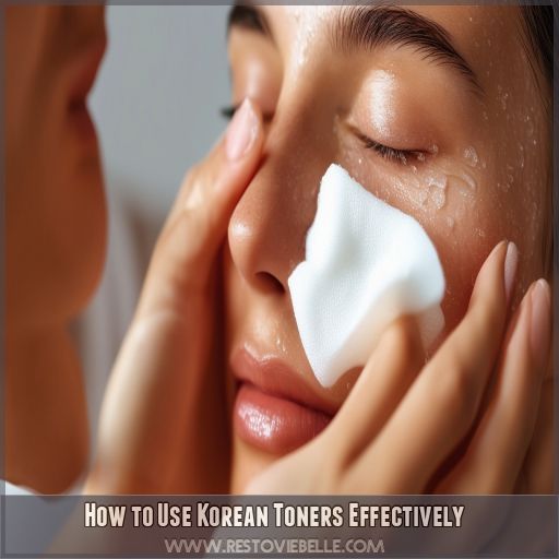 How to Use Korean Toners Effectively