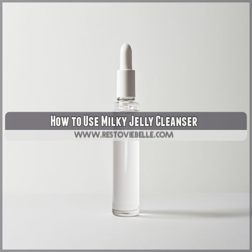 How to Use Milky Jelly Cleanser